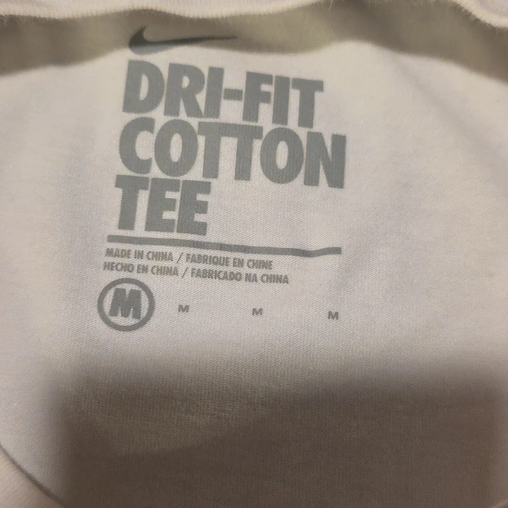 Nike White 'The Real Deal' Women's Tee. Size Med.